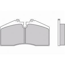 12-0449 E.T.F. Комплект тормозных колодок, дисковый тормоз