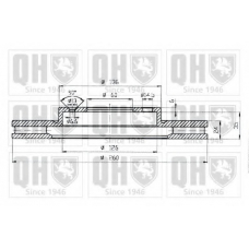 BDC5219 QUINTON HAZELL Тормозной диск