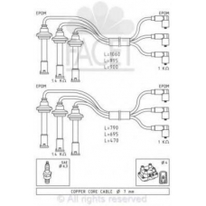 4.8626 FACET Ккомплект проводов зажигания