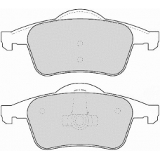 FD6856N NECTO Комплект тормозных колодок, дисковый тормоз