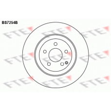 BS7254B FTE Тормозной диск