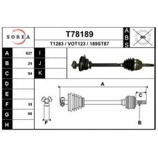 T78189 EAI Приводной вал