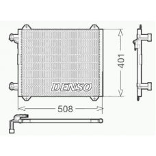 DCN02009 DENSO Конденсатор, кондиционер