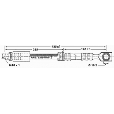 FBH7124 FIRST LINE Тормозной шланг