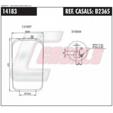 B2365 CASALS Кожух пневматической рессоры