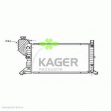 31-0641 KAGER Радиатор, охлаждение двигателя