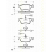 8110 29060 TRISCAN Комплект тормозных колодок, дисковый тормоз