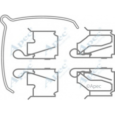 KIT440 APEC Комплектующие, тормозные колодки