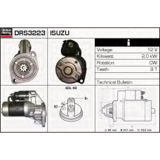 DRS3223 DELCO REMY Стартер