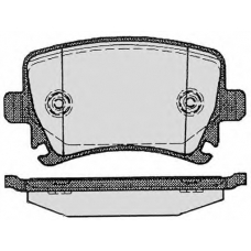 RA.0818.1 RAICAM Комплект тормозных колодок, дисковый тормоз