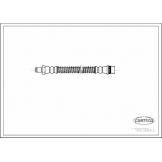 19018893 CORTECO Тормозной шланг