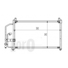 011-016-0001 LORO Конденсатор, кондиционер