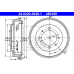 24.0220-3028.1 ATE Тормозной барабан