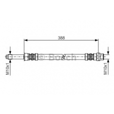 1 987 476 300 BOSCH Тормозной шланг