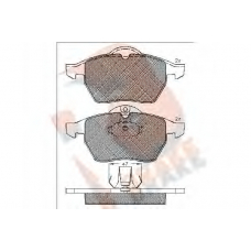 RB1128 R BRAKE Комплект тормозных колодок, дисковый тормоз