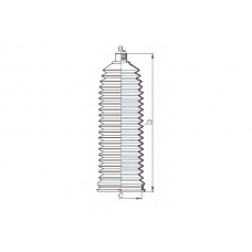 K5579 DA SILVA Пыльник, рулевое управление