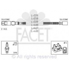 4.9643 FACET Комплект проводов зажигания