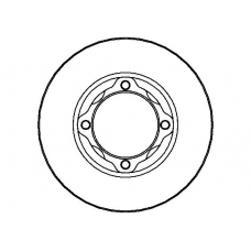NBD 221 NATIONAL Тормозной диск