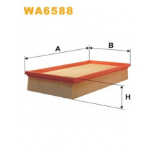 WA6588 WIX Воздушный фильтр