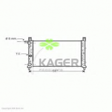 31-0387 KAGER Радиатор, охлаждение двигателя