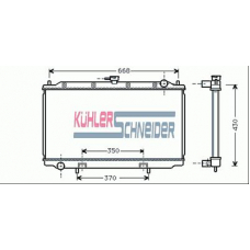 1603201 KUHLER SCHNEIDER Радиатор, охлаждение двигател