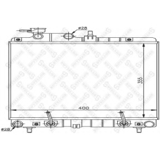 10-26529-SX STELLOX Радиатор, охлаждение двигателя
