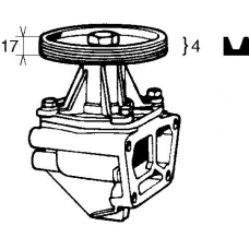 VKPA 82431 SKF Водяной насос