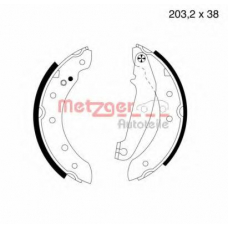 MG 530 METZGER Комплект тормозных колодок
