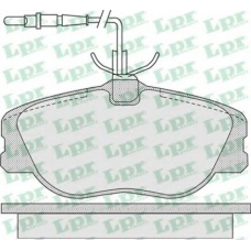 05P1104 LPR Комплект тормозных колодок, дисковый тормоз