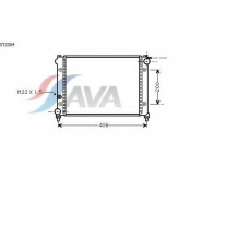 ST2004 AVA Радиатор, охлаждение двигателя