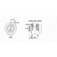 943356946010 MAGNETI MARELLI Генератор