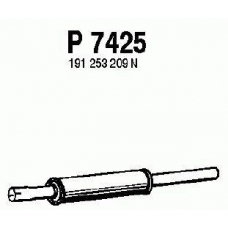 P7425 FENNO Средний глушитель выхлопных газов