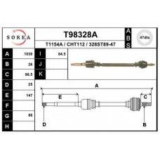 T98328A EAI Приводной вал