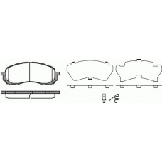 P11813.11 WOKING Комплект тормозных колодок, дисковый тормоз