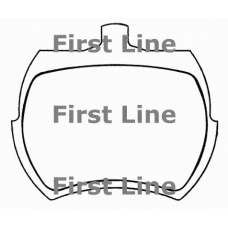 FBP1126 FIRST LINE Комплект тормозных колодок, дисковый тормоз