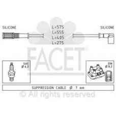 4.8616 FACET Комплект проводов зажигания