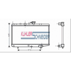 5200331 KUHLER SCHNEIDER Радиатор, охлаждение двигател