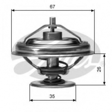 TH01880G1 GATES Термостат, охлаждающая жидкость