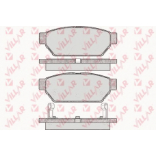 626.0547 VILLAR Комплект тормозных колодок, дисковый тормоз