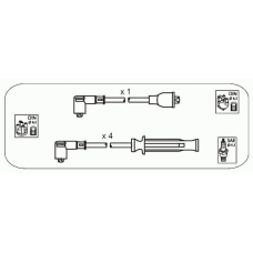 RVS15 JANMOR Комплект проводов зажигания