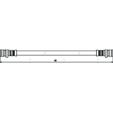 HOS3219 APEC Тормозной шланг