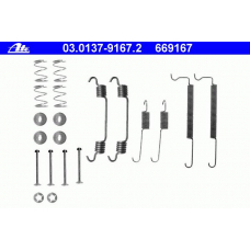 03.0137-9167.2 ATE Комплектующие, тормозная колодка