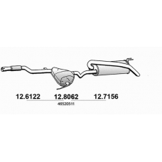 12.8062 ASSO Средний / конечный глушитель ог