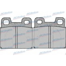 AC058031D AC Delco Комплект тормозных колодок, дисковый тормоз
