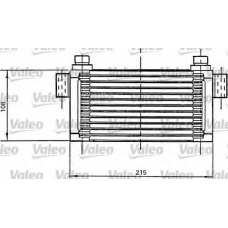 816670 VALEO Масляный радиатор, двигательное масло