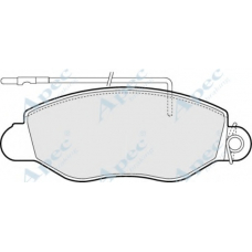 PAD1300 APEC Комплект тормозных колодок, дисковый тормоз