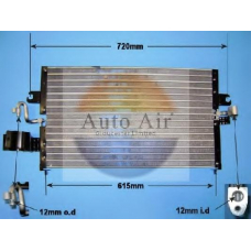 16-1114 AUTO AIR GLOUCESTER Конденсатор, кондиционер