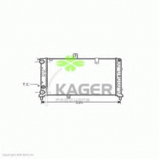 31-2150 KAGER Радиатор, охлаждение двигателя