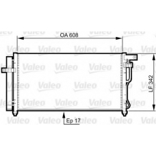 814350 VALEO Конденсатор, кондиционер