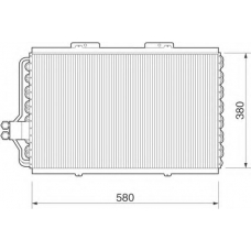 350203217000 MAGNETI MARELLI Конденсатор, кондиционер